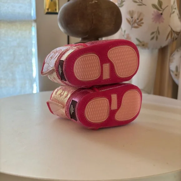 Twister, pink infant baby boots - Picture 4 of 5